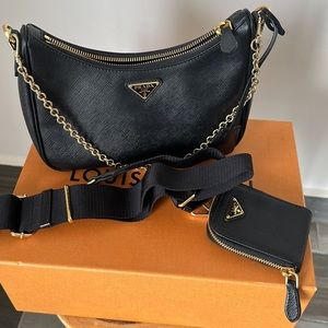 Prada Re-Edition 2005 Saffiano leather bag, black